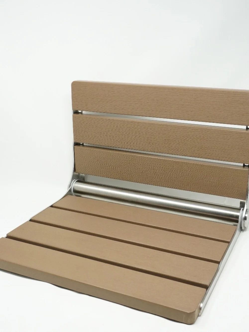 Giantex Folding Shower Seat Wall Mounted, Home Care Foldable Shower Stool